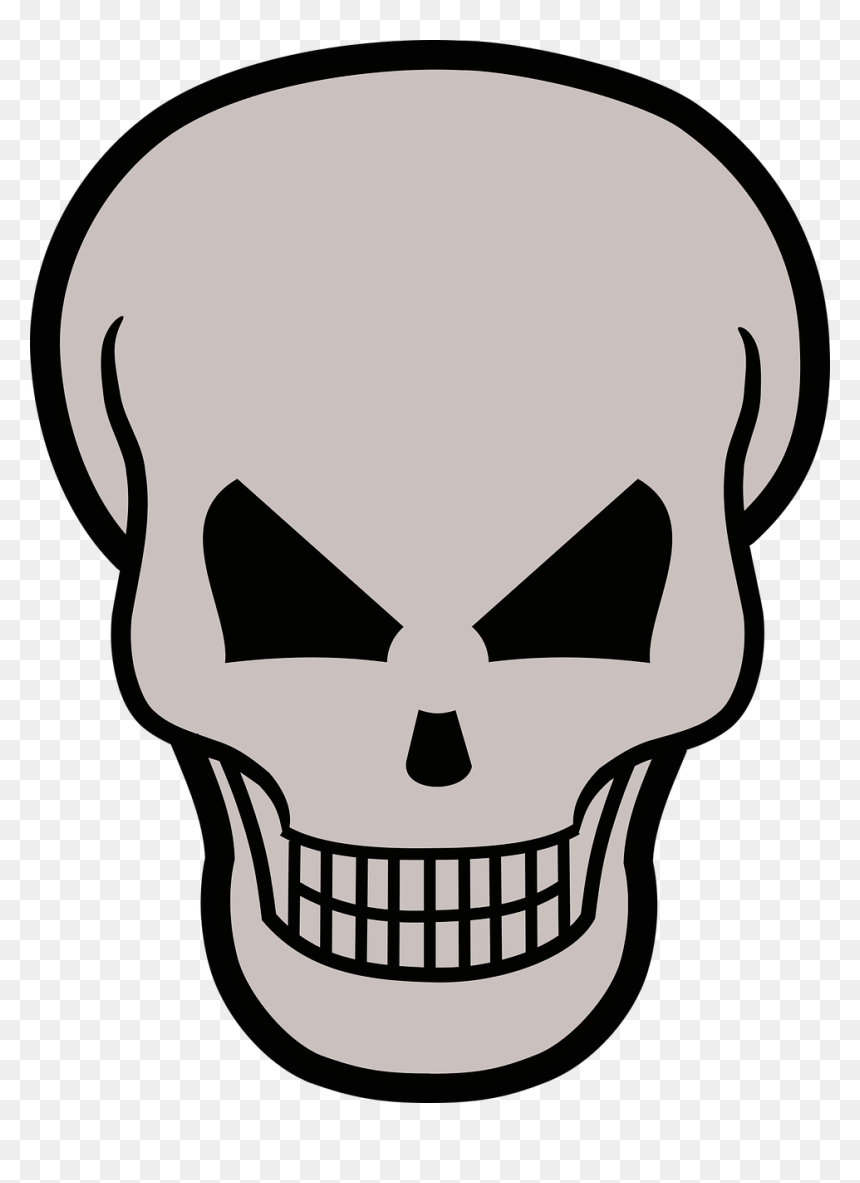 Skull And Crossbones Printable, HD Png Download - evil skull and crossbones png