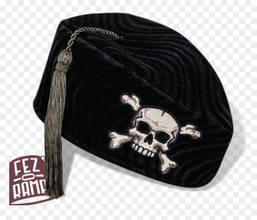 Fez, HD Png Download - evil skull and crossbones png