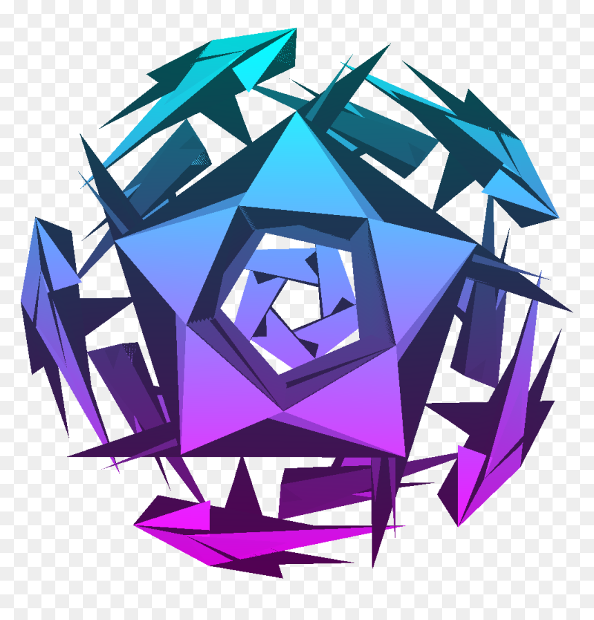 Triangle, HD Png Download - icosahedron png