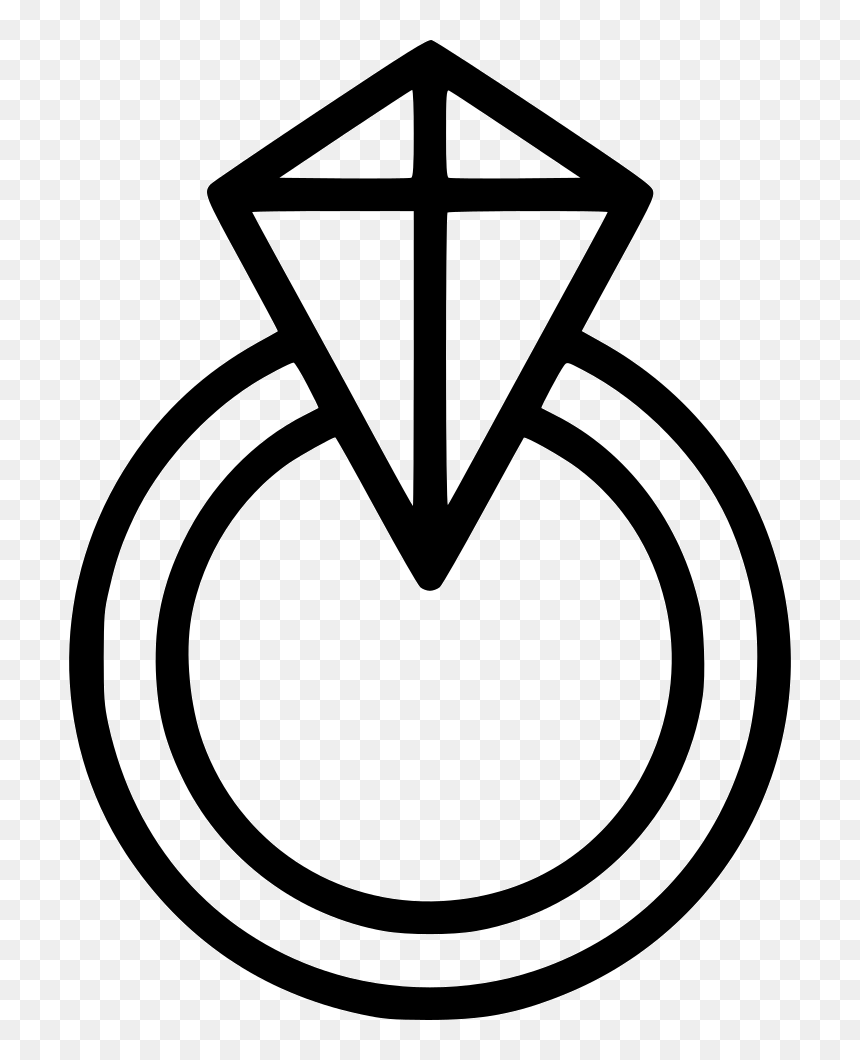Ring, HD Png Download - wedding ring icon png