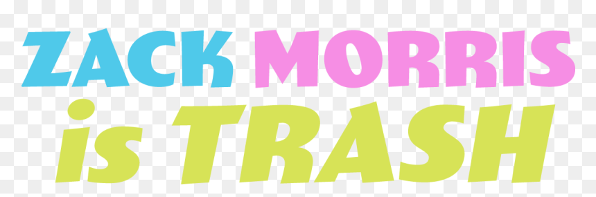 Zack Morris Is Trash, HD Png Download - zack fair png