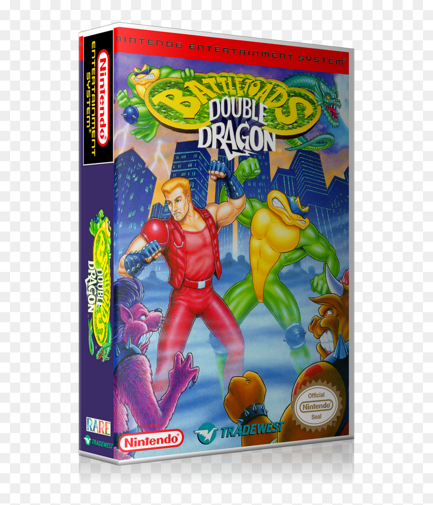 Battletoads Double Dragon Nes Cartridge, HD Png Download - battletoads png