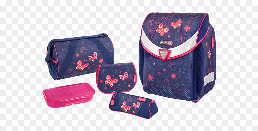 Herlitz Flexi Plus Butterfly Dreams, HD Png Download - iv bag png