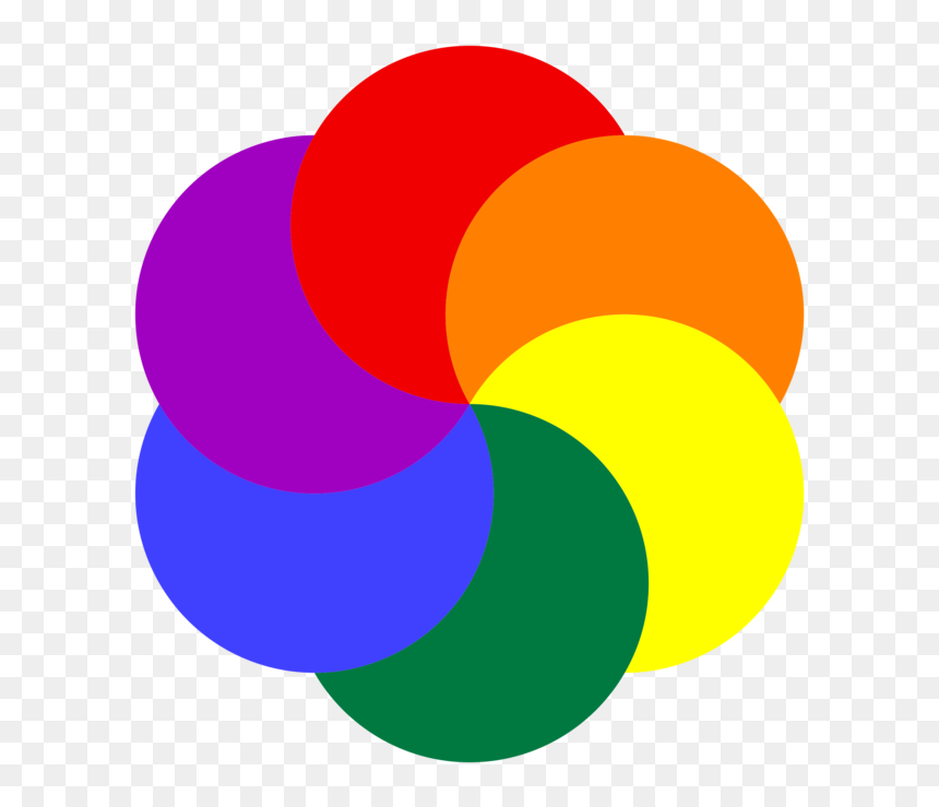 Yellow,circle,line - Colors Of The Rainbow Clipart, HD Png Download - semi circle png
