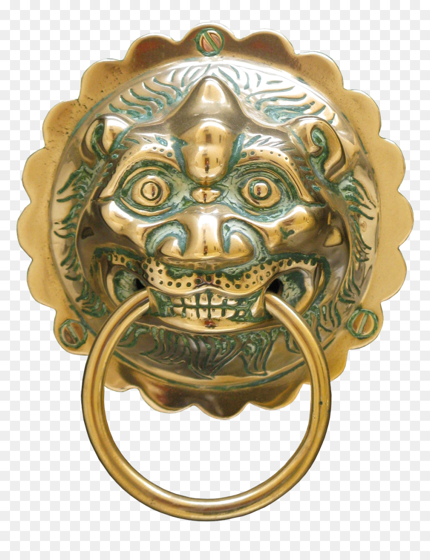 Old Door Knockers Png, Transparent Png - door knob png