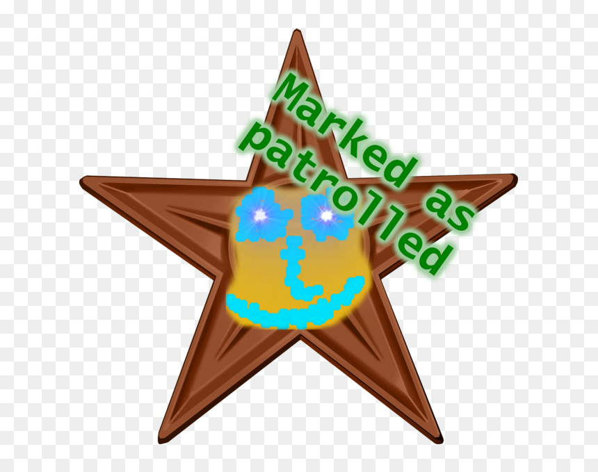 Barnstar Patrolled Burning Eyes Smiley, HD Png Download - burning png