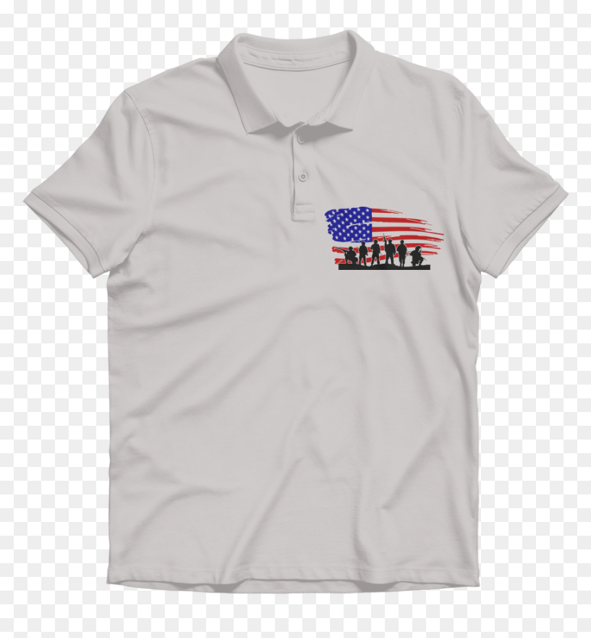 Load Image Into Gallery Viewer, Torn Flag Soldiers - Polo Shirt, HD Png Download - soldiers png