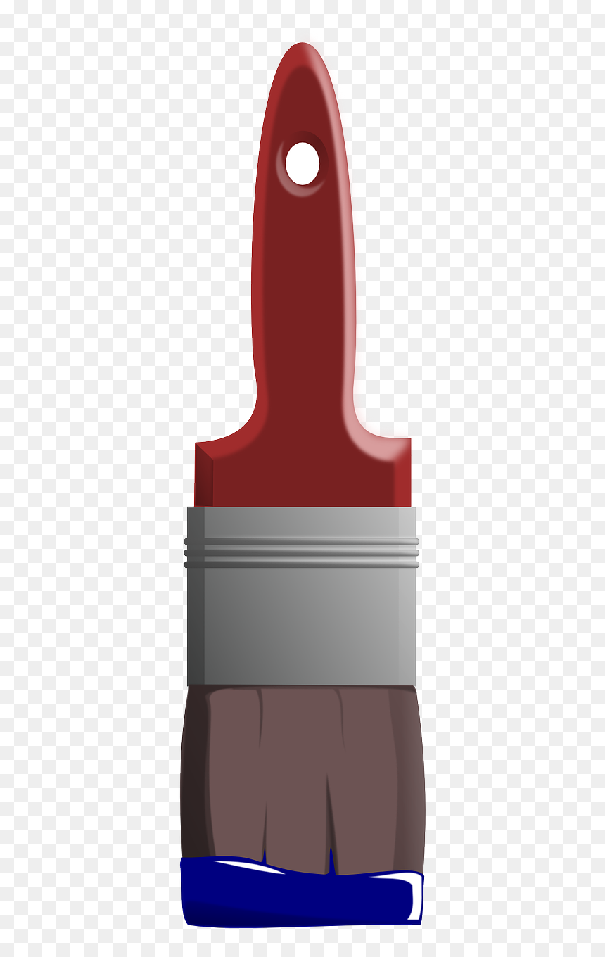 Paint Brush, HD Png Download - blue paint stroke png