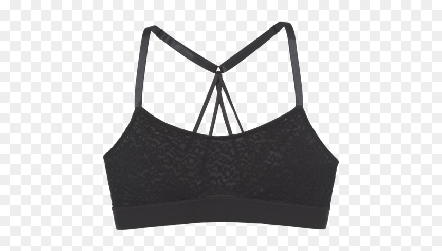 Sports Bra, HD Png Download - black lace png
