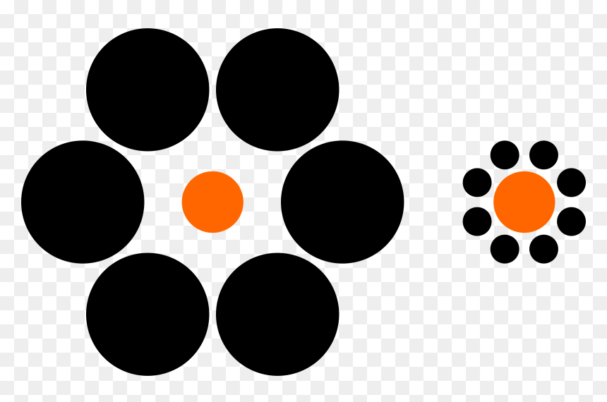Transparent Orange Circle Png - Orange Circle Is Bigger, Png Download - orange circle png
