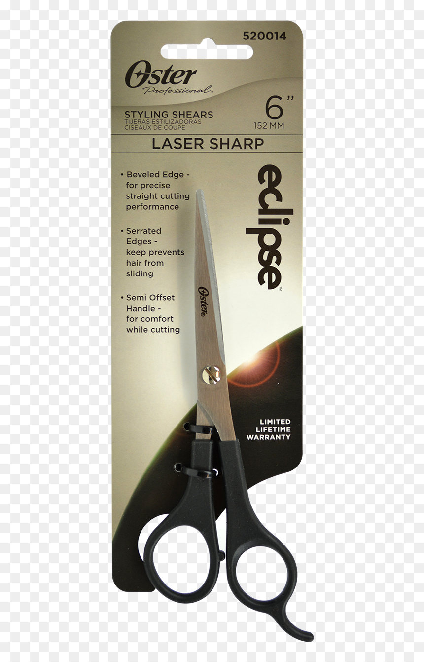 Tijeras Para Estilista Eclipse 6", , Hi-res - Oster, HD Png Download - tijeras png