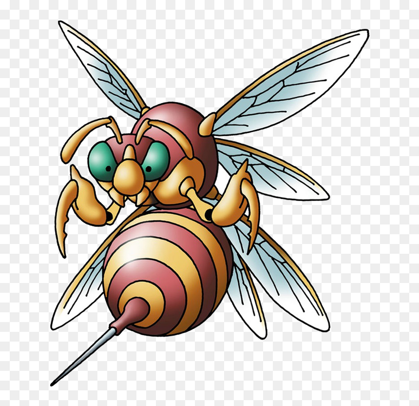 Dqix - Serena - Dragon Quest Bee Monster, HD Png Download - hornet png