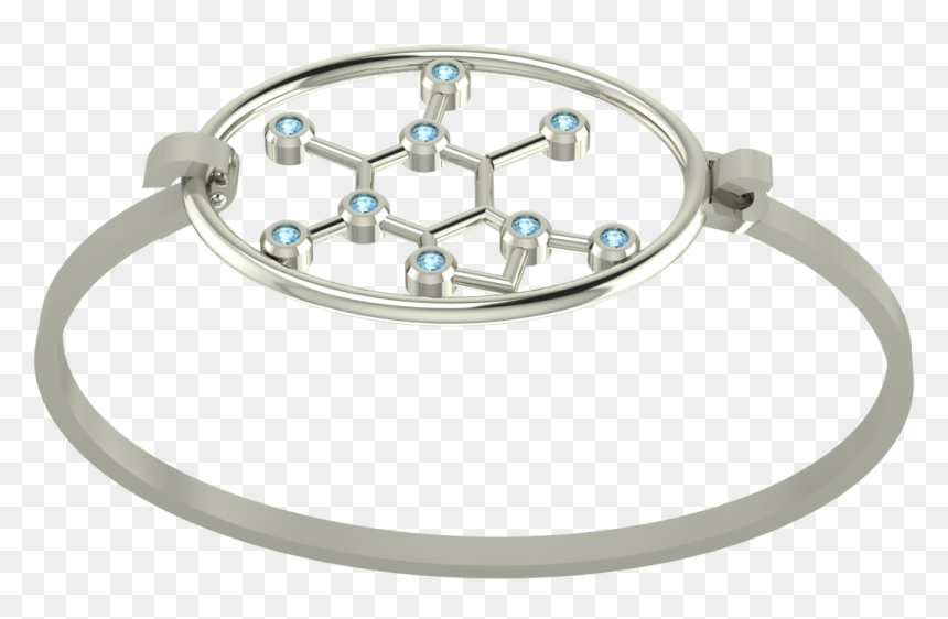 Molecule Caffeine "coffee - Circle, HD Png Download - coffee ring png