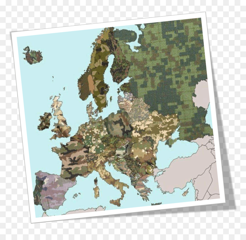 European Camouflage, HD Png Download - camouflage png