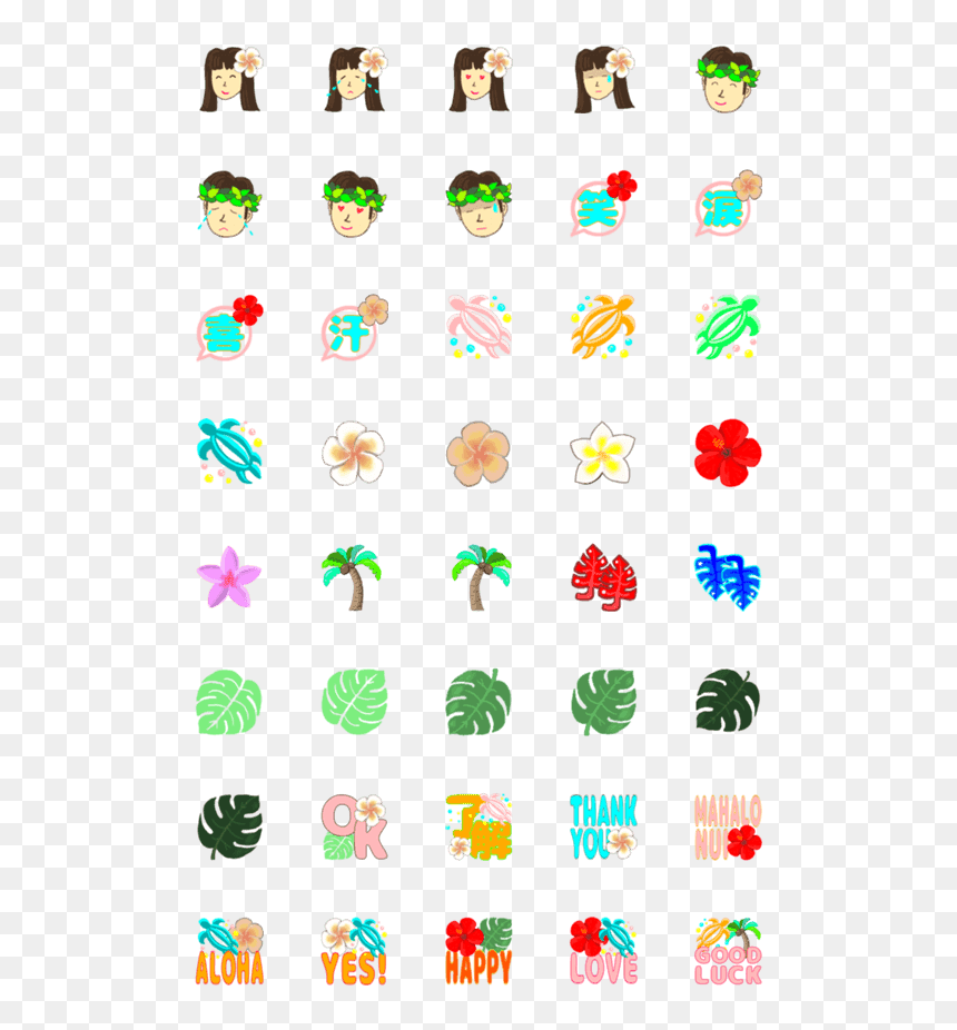 Tsum Tsum 手繪, HD Png Download - hawaii islands png