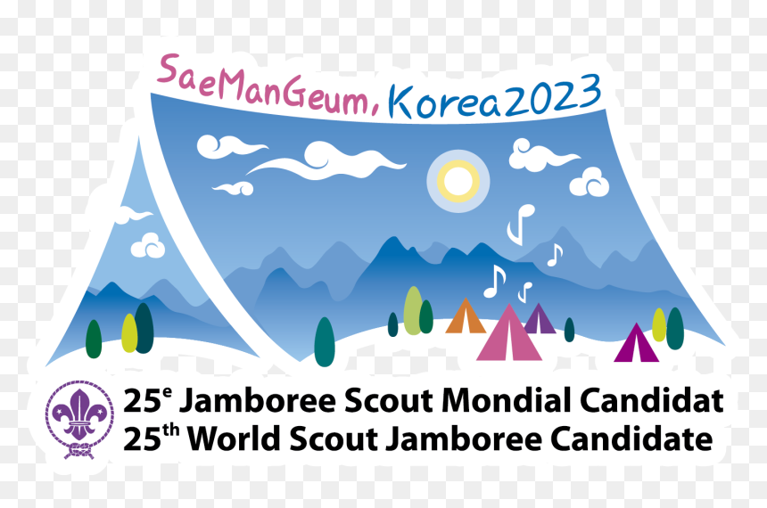 Korea 2023 Candidate To 25th World Scout Jamboree - South Korea Jamboree 2023, HD Png Download - scout png