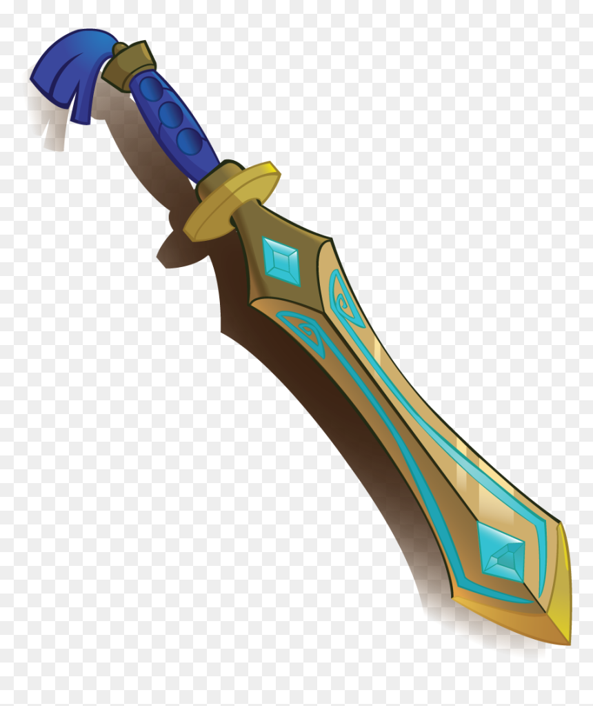 Sword Of Lucida Vector - Xiaolin Chronicles Sword, HD Png Download - sword vector png