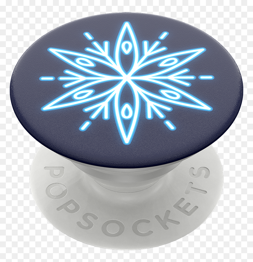 Copo De Nieve De Neón, - Circle, HD Png Download - copo de nieve png