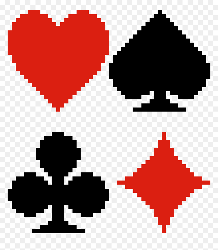 Cross Stitch Card Suits, HD Png Download - card suits png