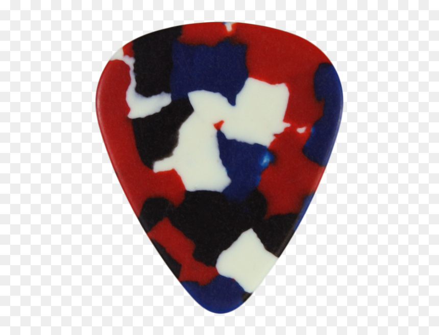 Guitar Pick Red White And Blue, HD Png Download - red confetti png
