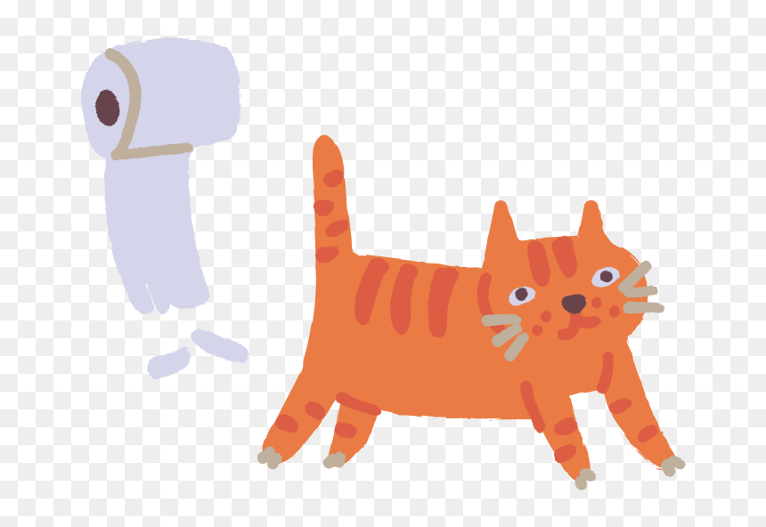 Cartoon, HD Png Download - cat vector png