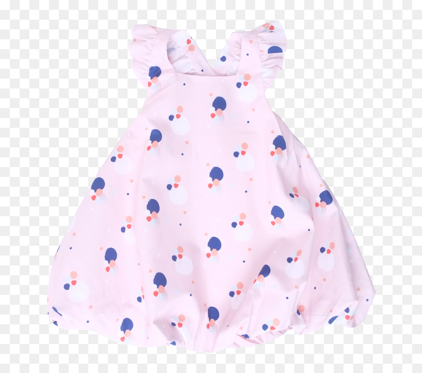 Baby Blue Confetti Dress , Png Download - Girl, Transparent Png - blue confetti png