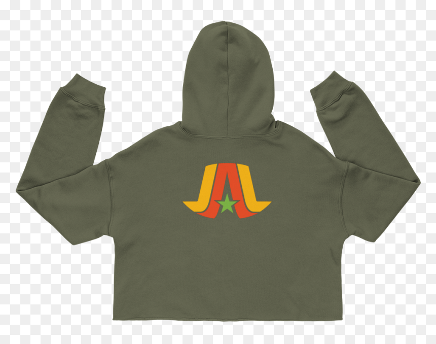 Emmanuel"s Signature Star Logo Hoodie - Crop Top, HD Png Download - sweatshirt png