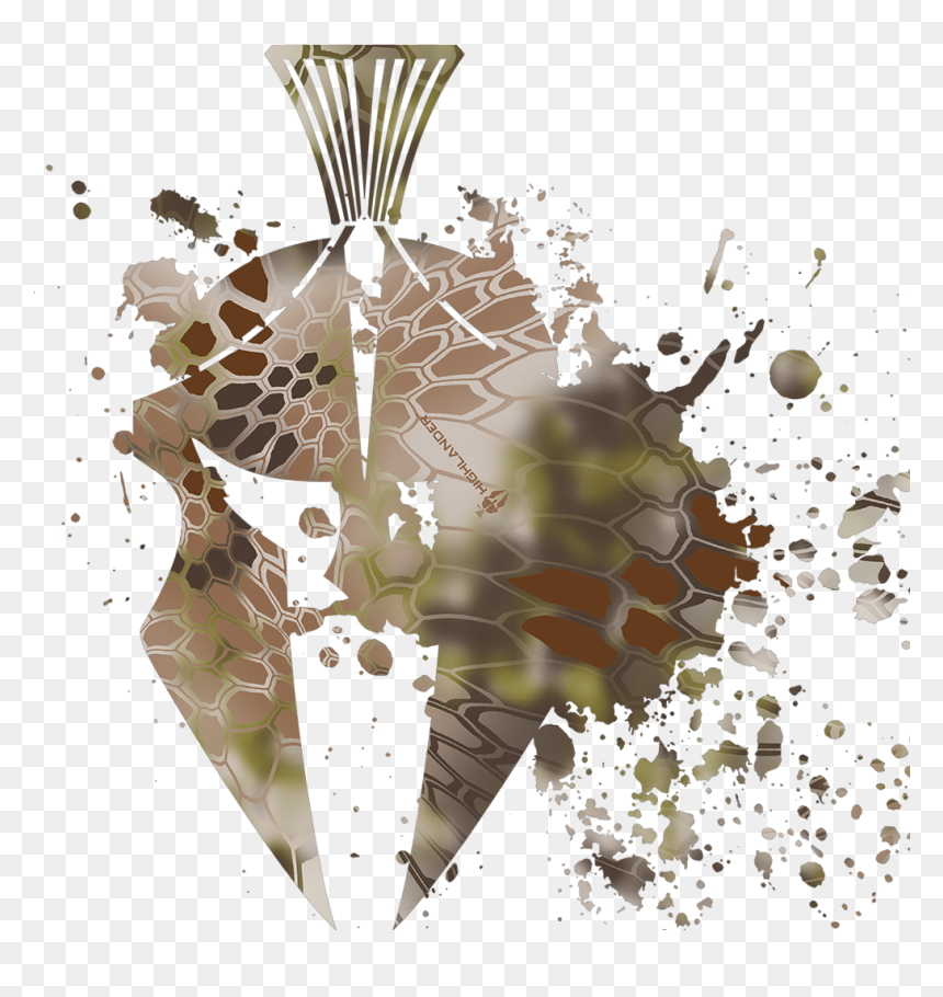 Splash Paint Black And White, HD Png Download - camouflage png