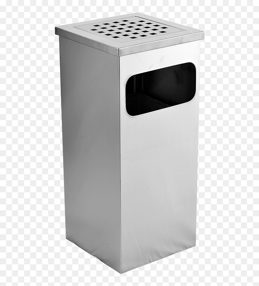 Stainless Steel Square Ashtray Bin, HD Png Download - ashtray png