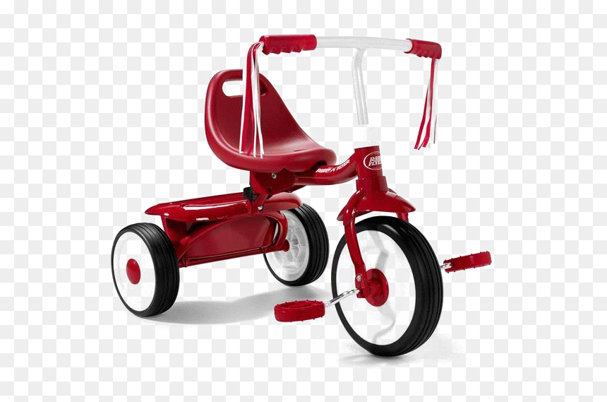 Tricycle Png Image Background - Radio Flyer Fold 2 Go Trike, Transparent Png - tricycle png
