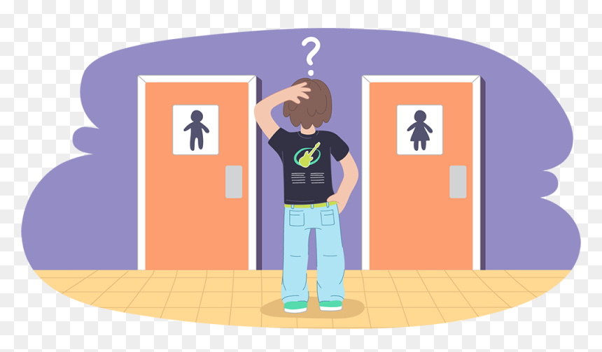 Gender Identity, HD Png Download - confused person png