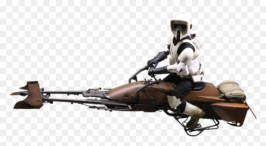 Personstar Wars Biker Scout - Star Wars Biker Scout Png, Transparent Png - scout png