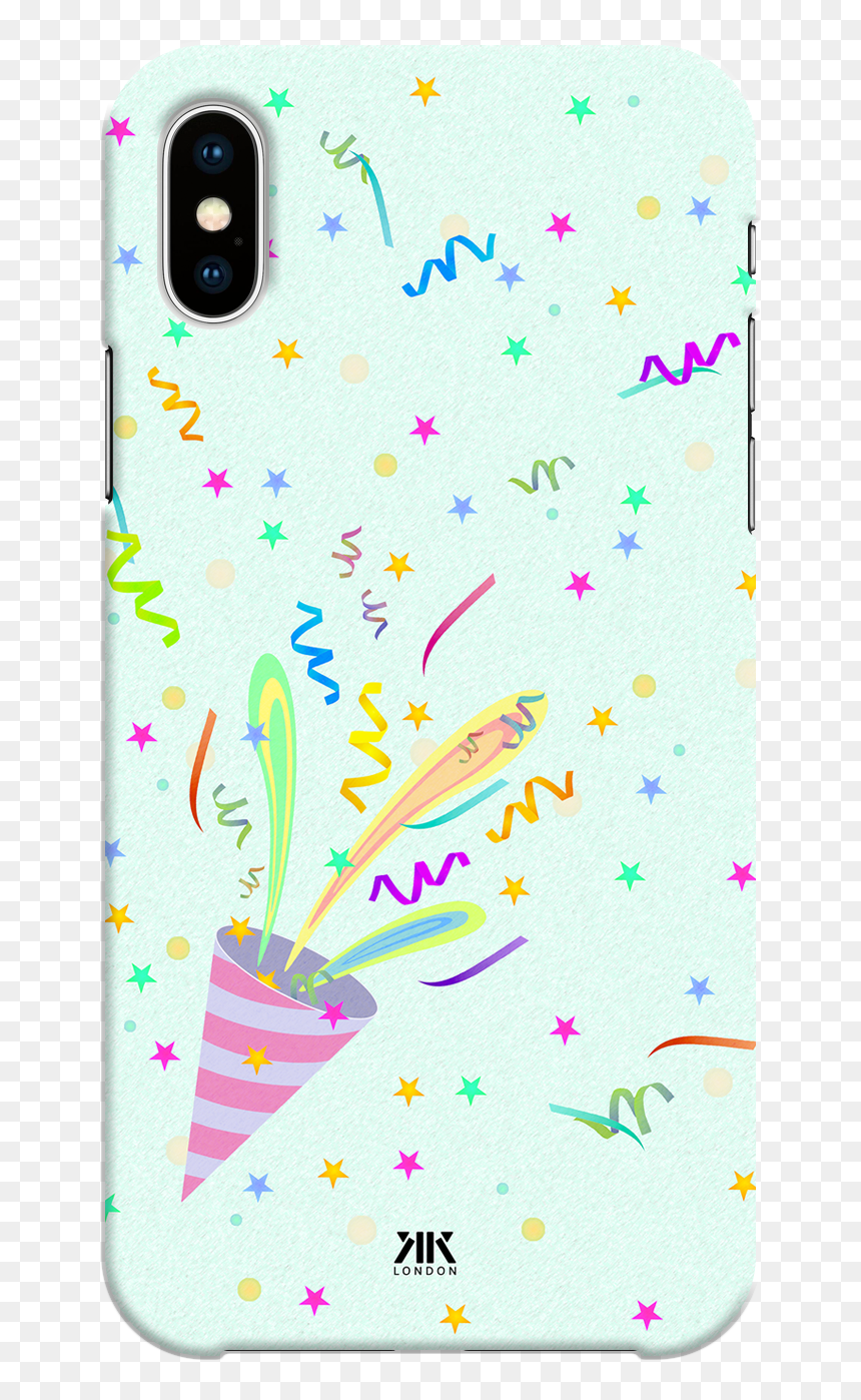 Mobile Phone Case, HD Png Download - blue confetti png