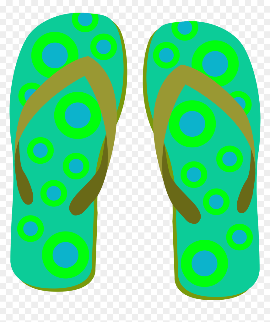 Flip Flops 4 Clip Arts - Flip-flops, HD Png Download - flip flop png