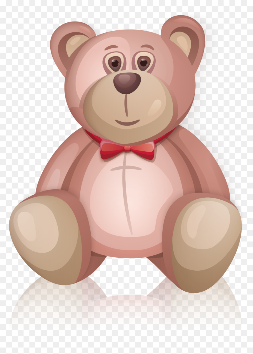 Bear Birthday Illustration - Cute Teddy Bear Transparent Background, HD Png Download - cute bear png