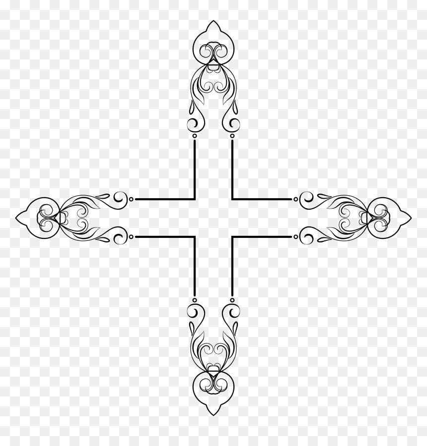 Transparent Crucifix Png - Elegant Cross Transparent, Png Download - crucifix png