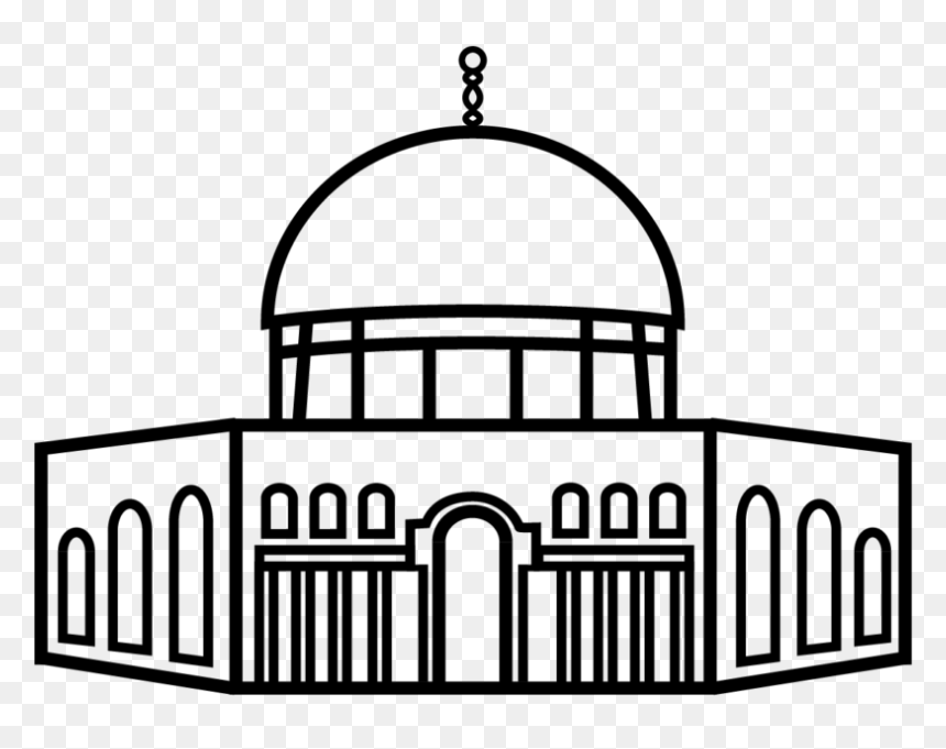 Jerusalem Dome Of The Rock - Dome Of The Rock Clipart, HD Png Download - cartoon rock png