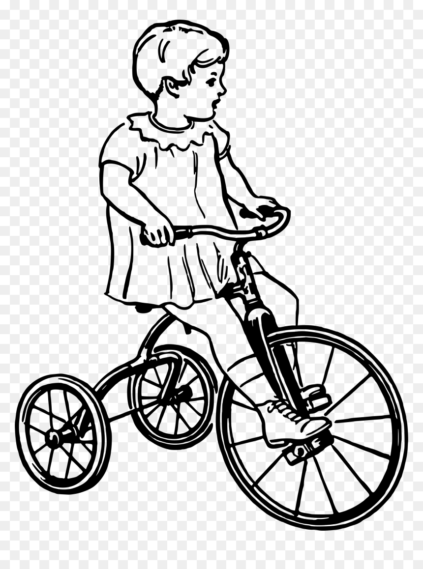Drawings Of Land Transport, HD Png Download - tricycle png