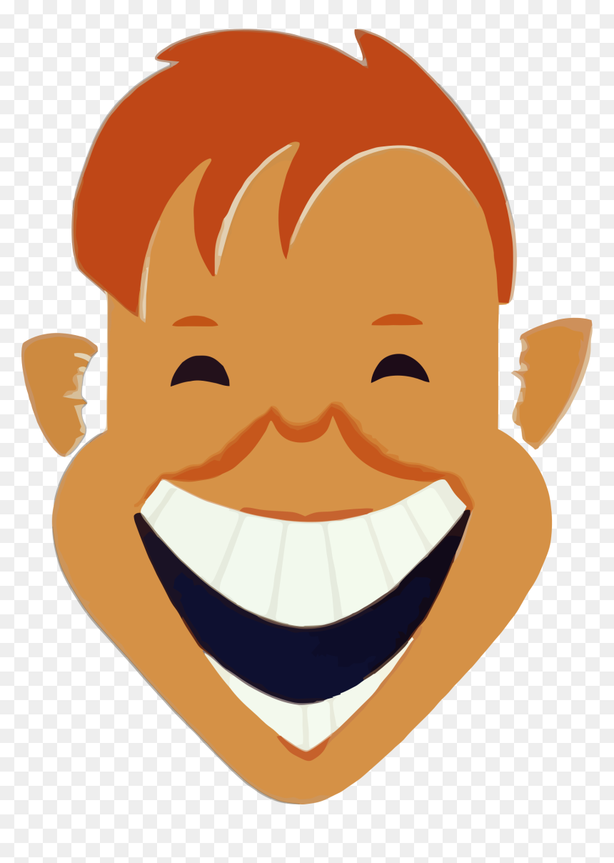 Laughing Boy Face Clip Arts - Laughing Face Of Boy, HD Png Download - laughing face png
