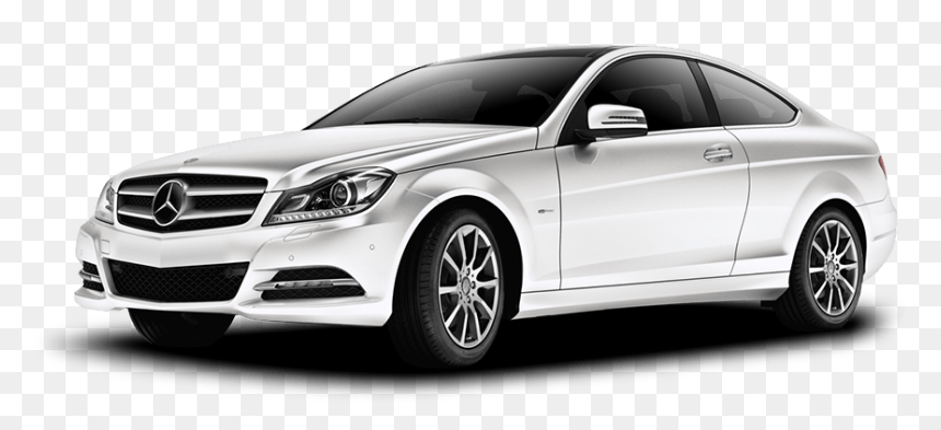 Mercedes Car Png Image - C250 Coupe, Transparent Png - white car png
