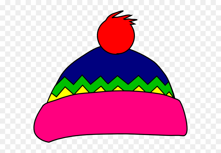 Winter Hat Multi Color - Winter Hat Clipart, HD Png Download - propeller hat png