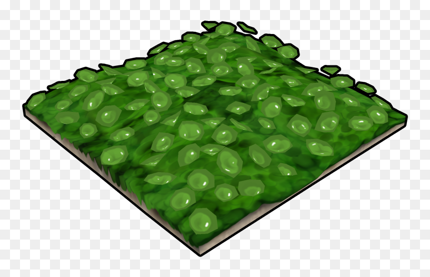 Green Flower Bed - Flowerbed Green Png, Transparent Png - flower bed png