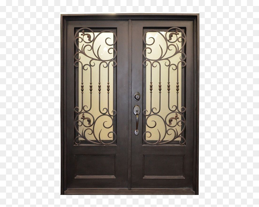 Thumb Image - Bronze Wrought Iron Doors, HD Png Download - doors png