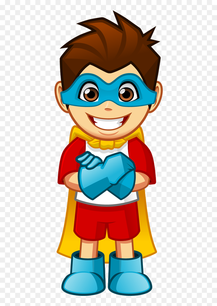 Transparent Boy Cartoon Png, Png Download - super hero png