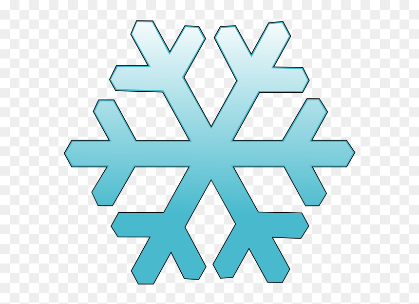 Snow Flakes Clip Arts, HD Png Download - copo de nieve png