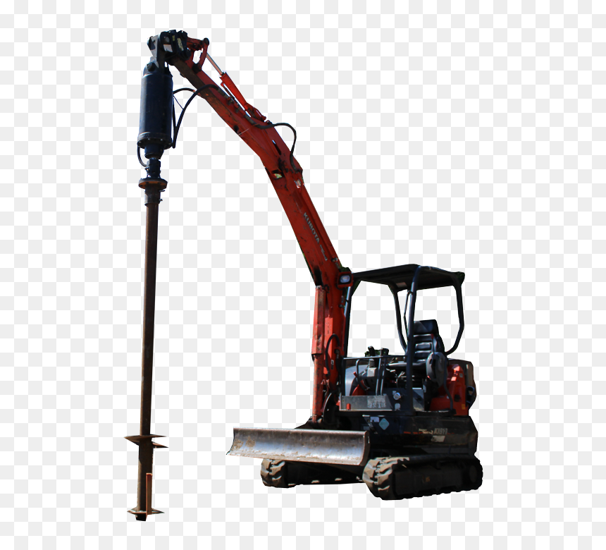Helical Piles, Which Are Sometimes Referred To As Helical - Crane, HD Png Download - pile of leaves png