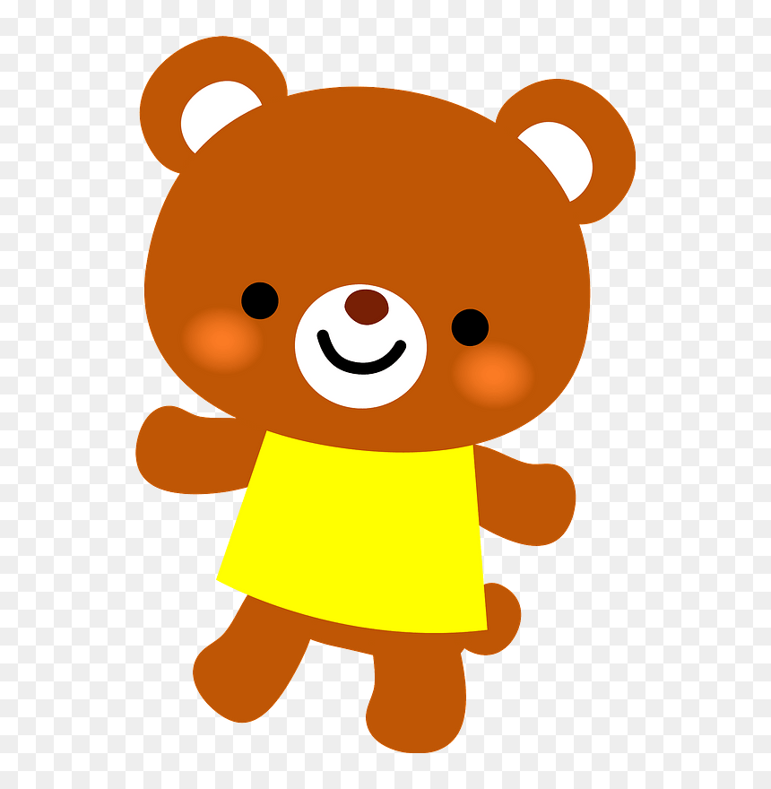 Cute Bear Clipart - Teddy Bear, HD Png Download - cute bear png