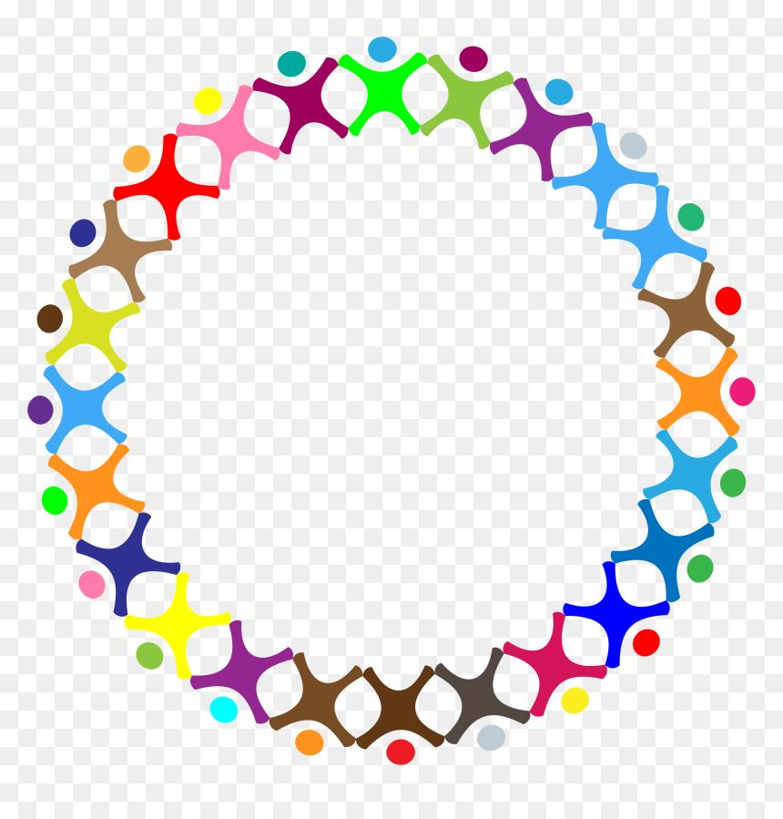 Abstract People Circle Prismatic Clip Arts - Keep Calm Tomorrow Is Ramadan, HD Png Download - orange circle png