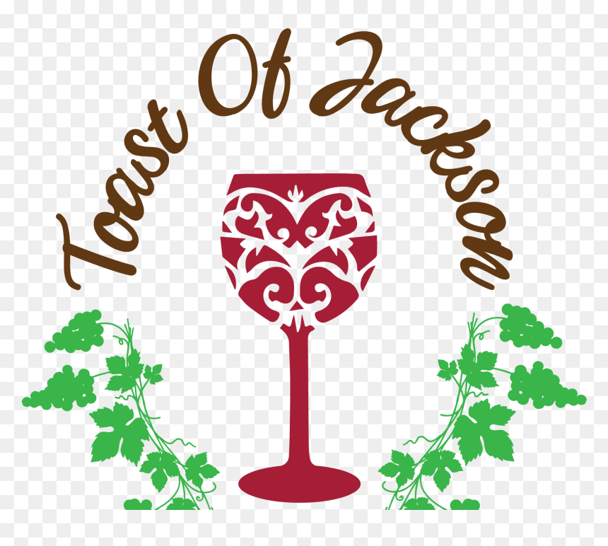 Toast Of Jackson Logo - Stencil, HD Png Download - champagne toast png