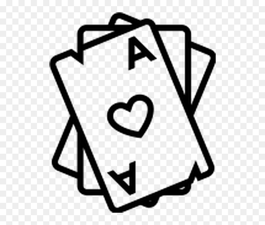 Tattoo Cards Casino Oldschooltattoo - Playing Cards Tattoo Line Drawing, HD Png Download - card suits png